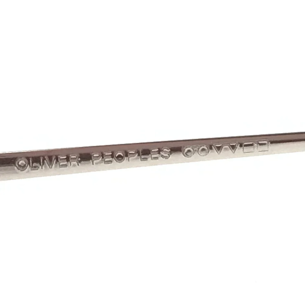 Oliver Peoples OP-543 BK Eyeglasses Frames Black Silver Round Full Rim 45-16-120